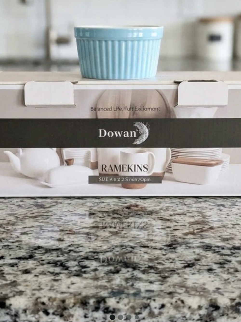 Doesn’t Light Blue Ceramic Ramekin - 6 Oven-Safe Dishes